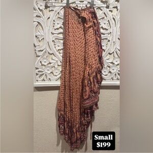 Bohemian Paisley Print Skirt